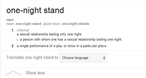 Half Night Stand