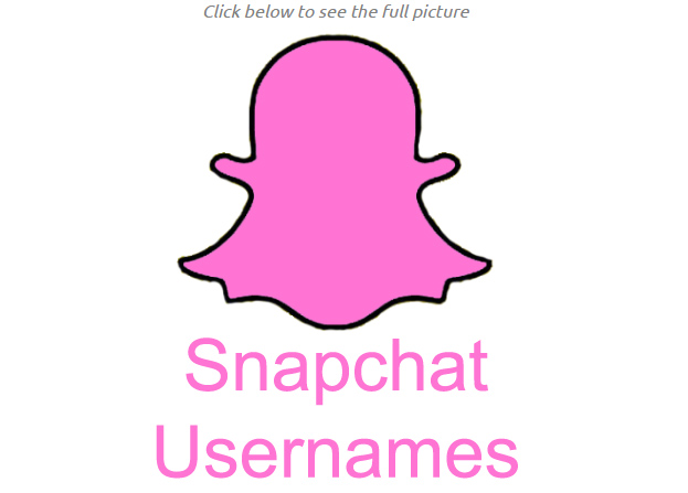 list of snapchat usernames