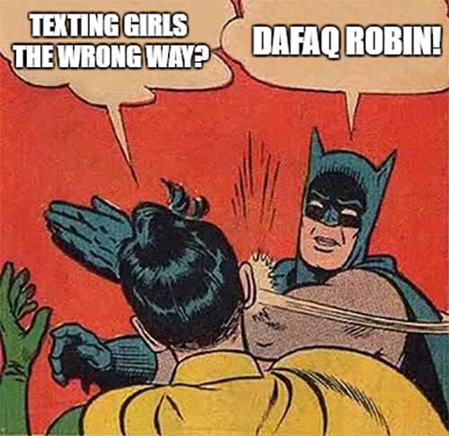 texting girls: doing it the right way